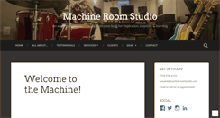Desktop Screenshot of machineroomstudio.com